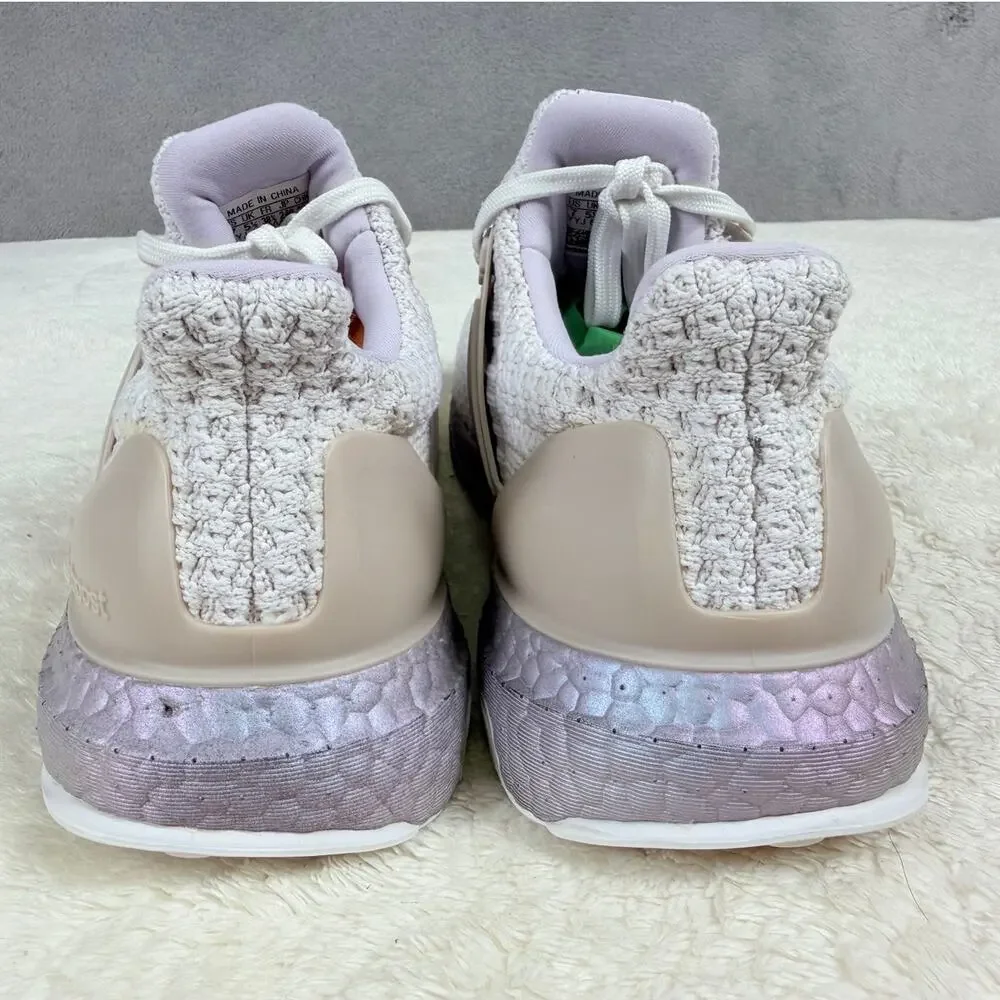 adidas UltraBoost Women’s Size 7 White Lavender Purple Boost Running Shoes